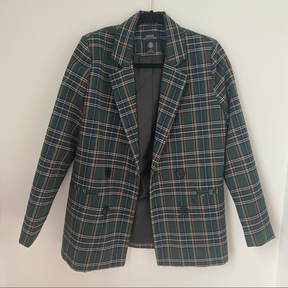 Urban Outfitters Plaid Blazer